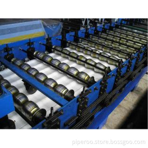 Steel Tile Forming Machine with PLC Control System for Indu